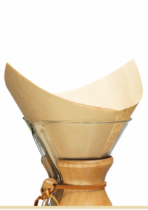 Chemex Pre-folded filter: Unbleached Brown Squares