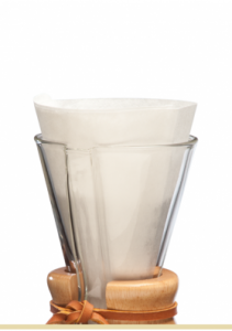 Chemex White oxygen cleansed Half Moon filters for 3 cup Chemex