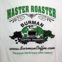 Master Roaster Burman Coffee Traders T-Shirt