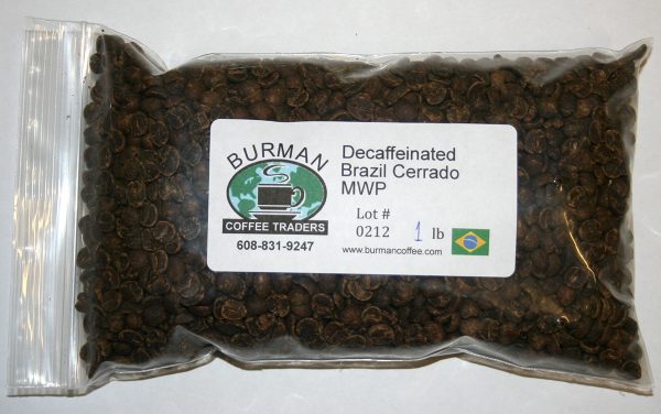 Brazil Decaf Cerrado MWP coffee beans