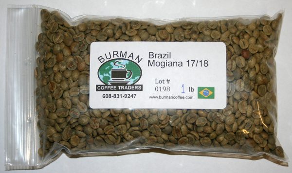 Brazil Mogiana 17-18 coffee beans