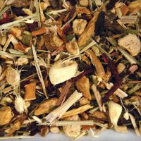Loose leaf herbal energizer power blend tea