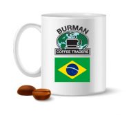 Brazillian flag coffee mug