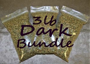 3 lb bundle dark coffee beans