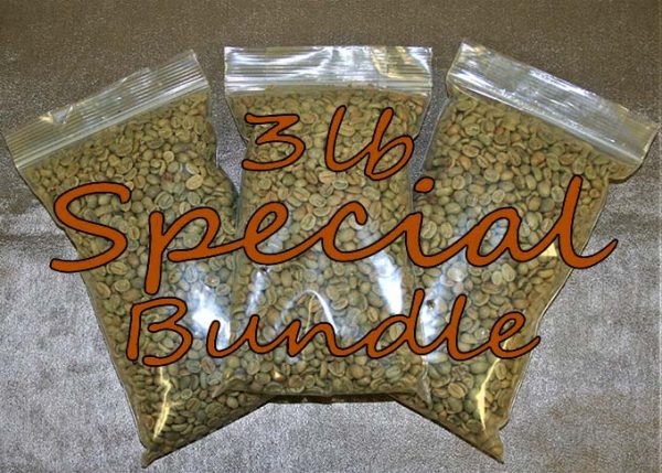 3 lb bundle special coffee beans