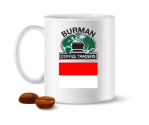 Indonesian flag coffee mug