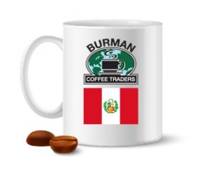 Peruvian flag coffee mug