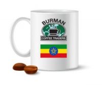Ethiopian flag coffee mug