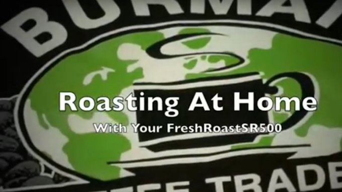 Roasting at Home with Your FreshRoast SR500