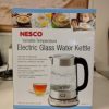 Nesco Electric Glass Water Kettle packaging