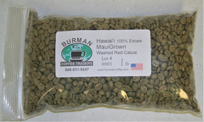 Hawaii MauiGrown Washed Red Catuai coffee beans