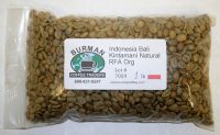 Indonesia Bali Kintamani Natural RFA Org coffee beans