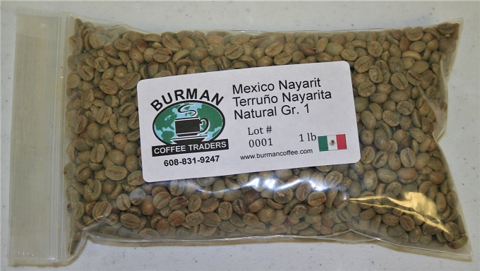 Mexico Nayarit Terruno Nayarita Natural Gr 1 coffee beans