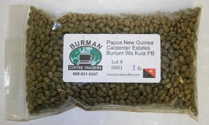 PNG Carpenter Bunum Wo Kula PB coffee beans