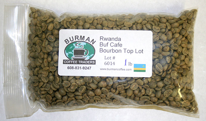 Rwanda Buf Cafe Bourbon Top Lot coffee beans