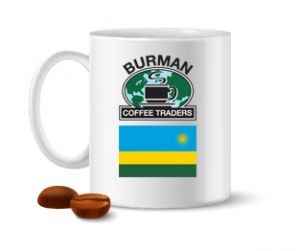 Rwandan flag coffee mug