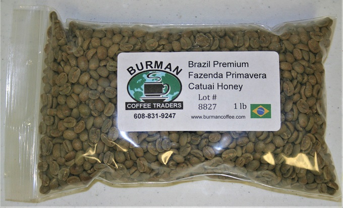Brazil Premium Fazenda Primavera Catuai Honey coffee beans