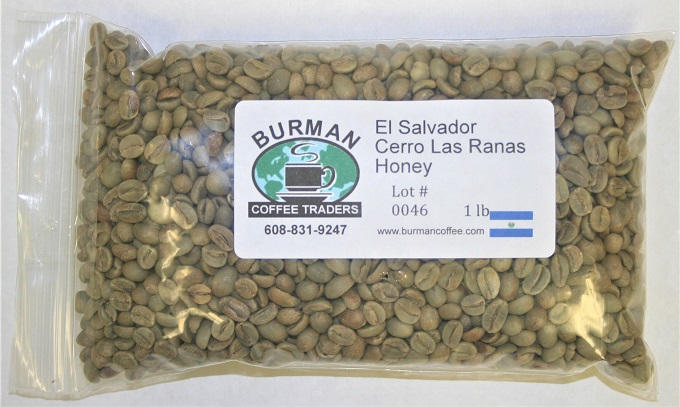 El Salvador Cerro Las Ranas Honey coffee beans