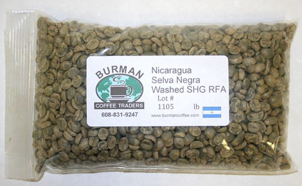 Nicaragua Matagalpa Selva Negra SHG RFA Washed coffee beans