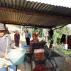 MAM workers pulping coffee cherries