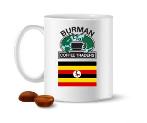 Ugandan flag coffee mug