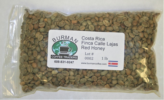 Costa Rica Finca Calle Lajas Red Honey coffee beans