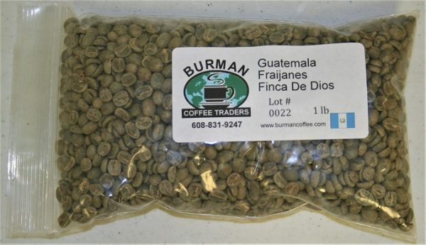 Guatemala Fraijanes Finca De Dios coffee beans