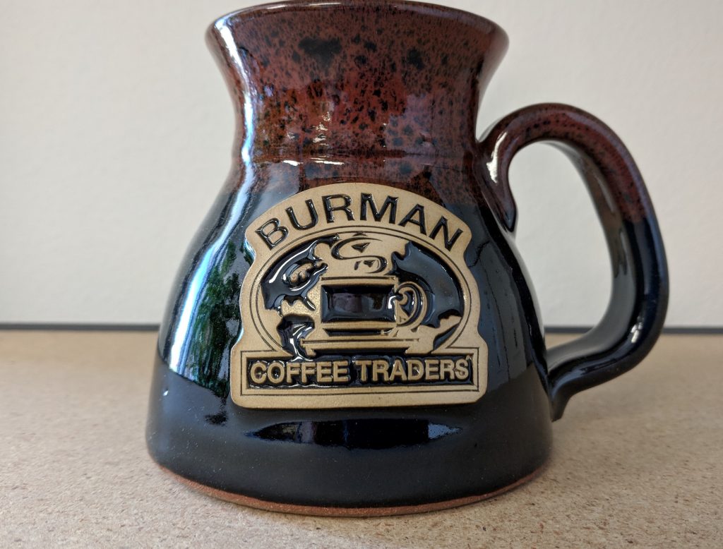 Burman coffee mug Tigers Eye