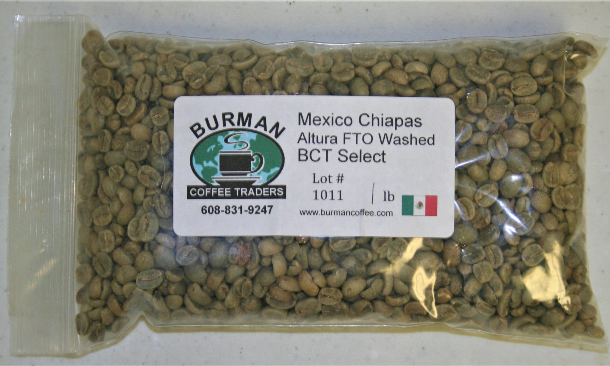Mexico Chiapas Altura Washed FTO BCT Select coffee beans