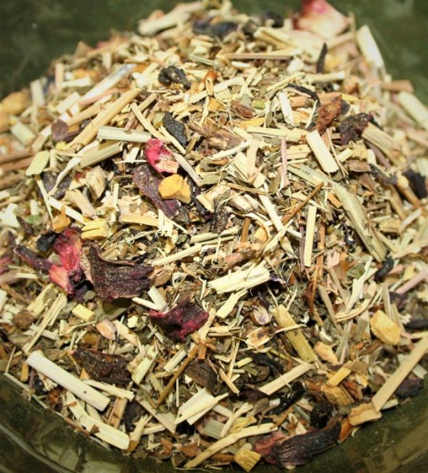 Loose leaf herbal energizer tea