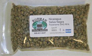 Nicaragua Selva Negra Parainema SHG RFA coffee beans