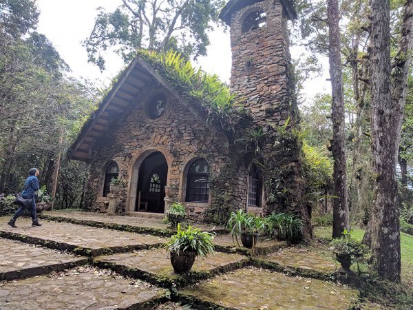 An old chapel at selva negra in Nicaragua