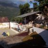 People working at the Vista Hermosa wet mill and drying patio in Guatemala