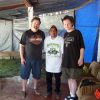 Jon and Garry Burman with the farm manager at Finca Vista in Guatemala