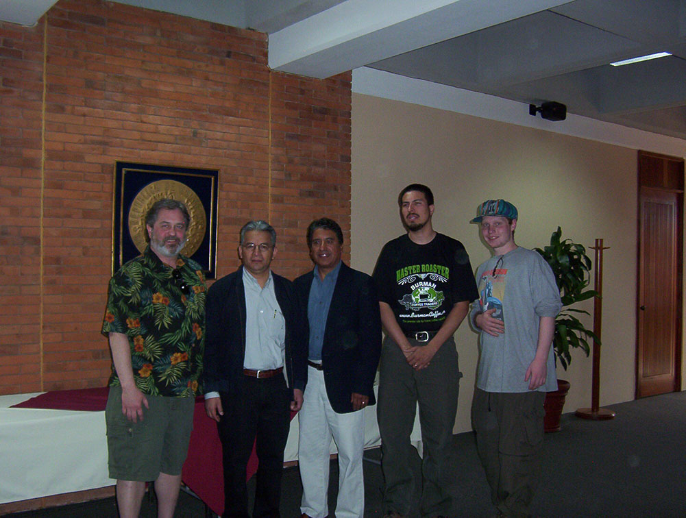 Jon and Garry Burman with Edwin Martinez Jr. and Sr.