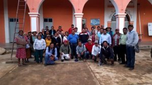 Cepco Co-op workers pose together in Oaxaca, Mexico