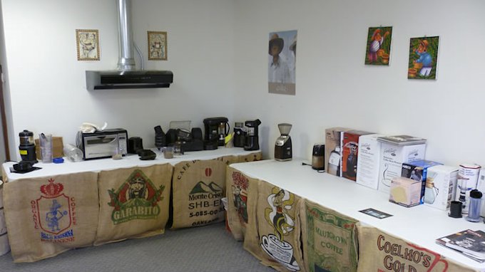 burman coffee traders testing lab for beans and coffee roasters
