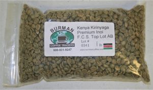 Kenya Kirinyaga Premium Inoi FCS Top Lot AB coffee beans