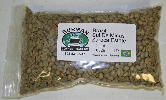 Brazil Sul De Minas Zaroca Estate coffee beans