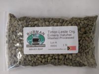 timor-leste org. ermera hatuhei washed processed coffee beans