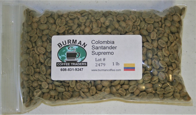 Colombia Santander Supremo coffee beans