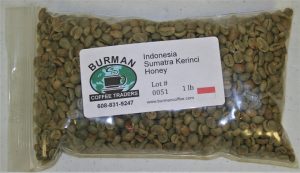 Indonesia Sumatra Kerinci Honey coffee beans