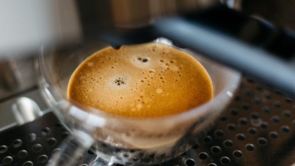 Crema on a espresso shot.