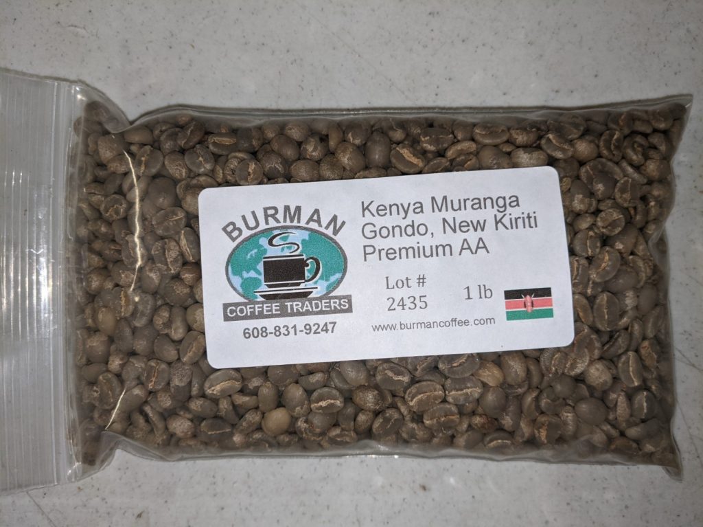 kenya muranga gondo new kiriti premium aa coffee beans