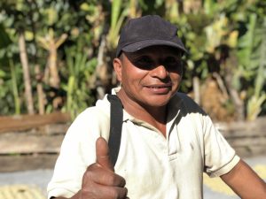 Guatamalan man giving thumbs up