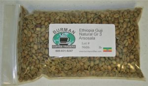 Ethiopia Guji Natural Gr 3 Arsosala coffee beans