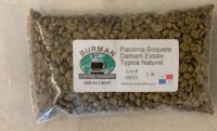 unroasted coffee beans panama damarli typica natural