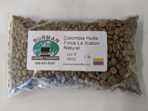 Colombia Huila Finca La Ilusion Natural coffee beans