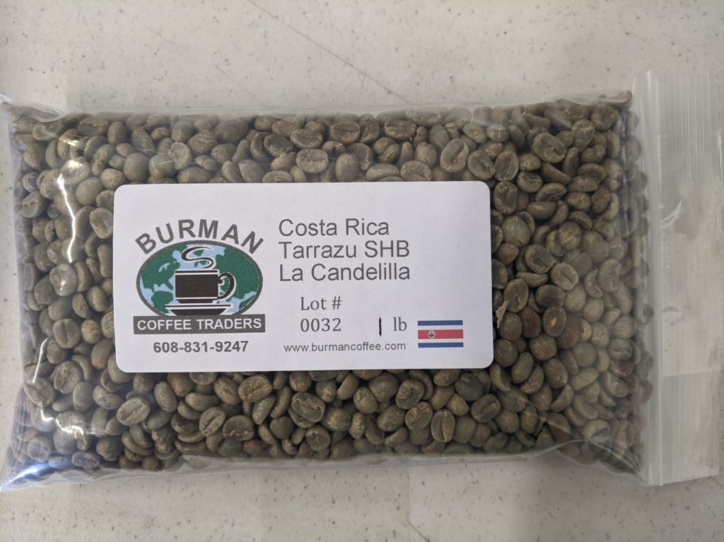 Costa Rica Tarrazu SHB La Candelilla coffee beans