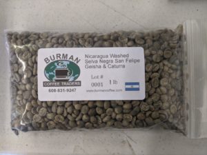 Nicaragua Washed Selva Negra San Felipe Geisha & Caturra coffee beans